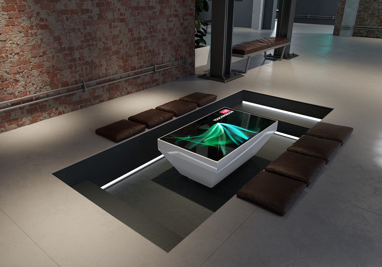 Touchwindow flat-table