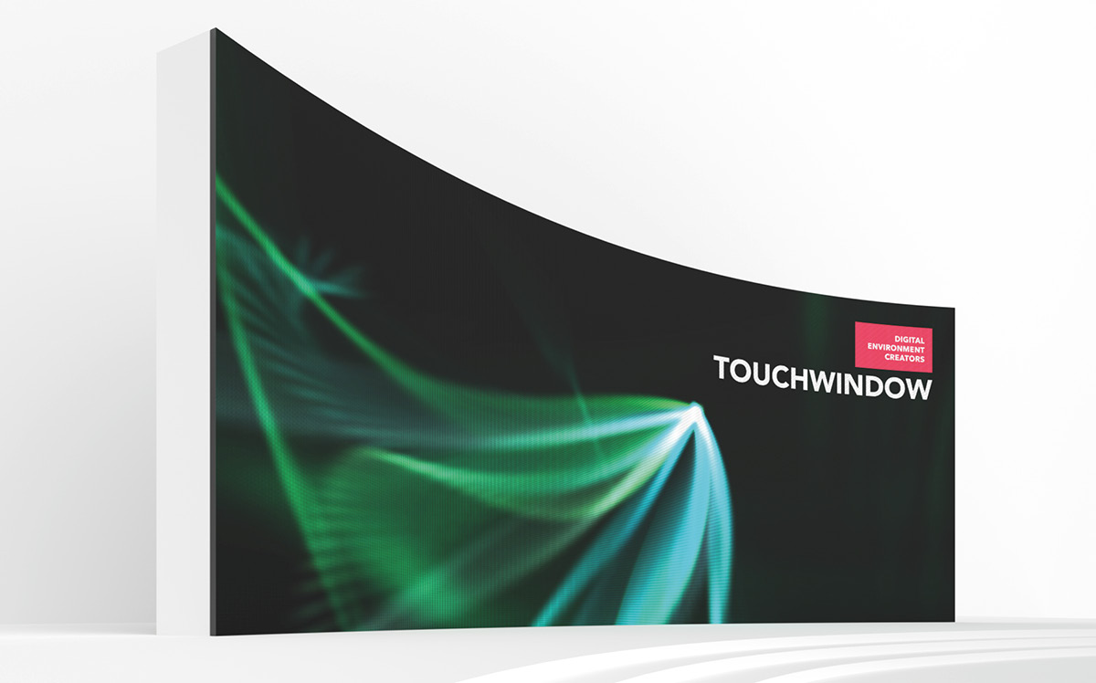 Touchwindow led-wall