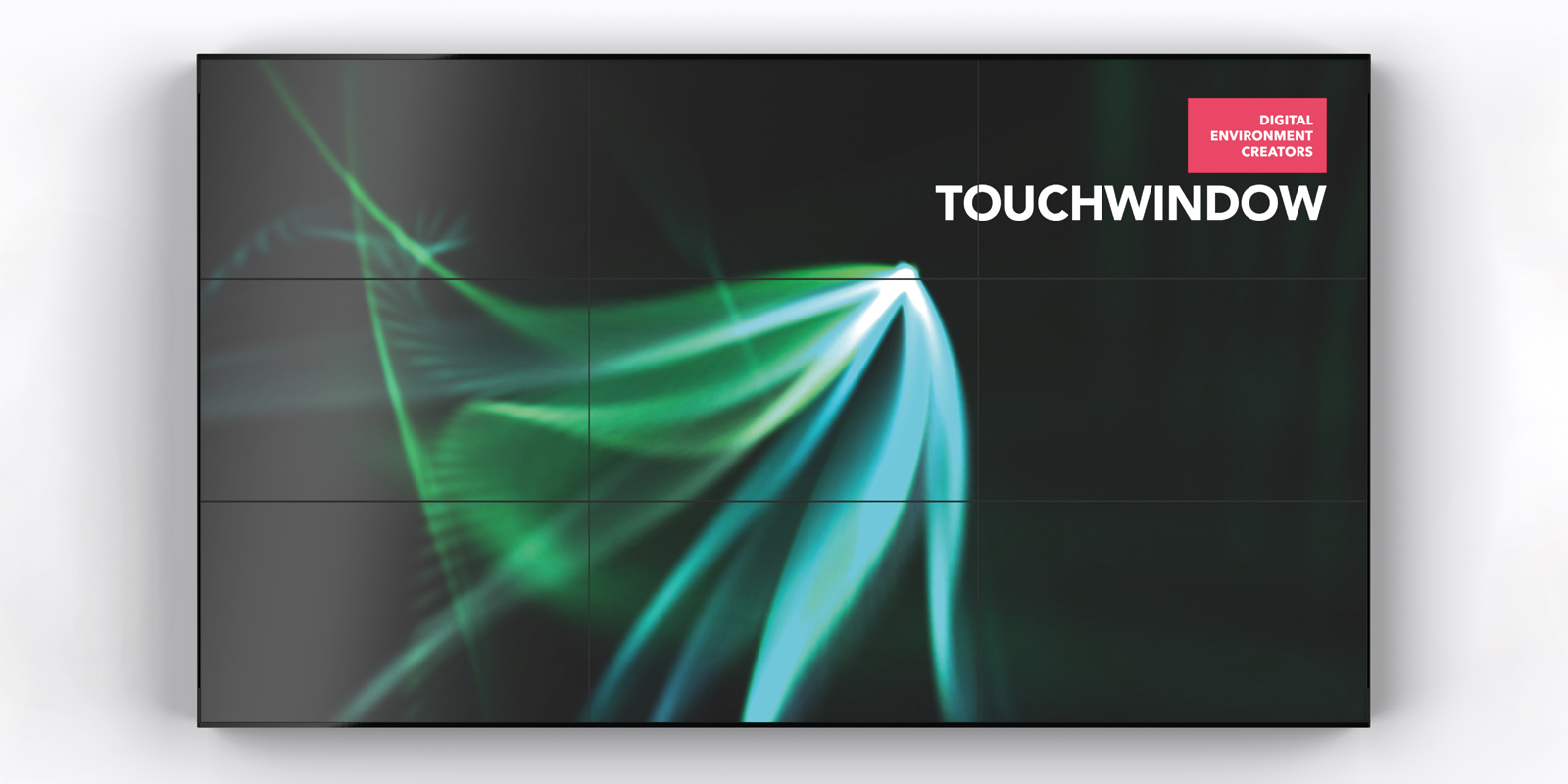 Touchwindow video-wall