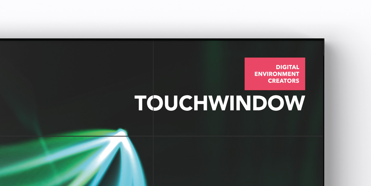 Touchwindow video-wall