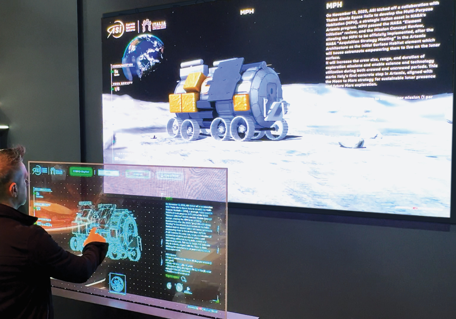 Touchwindow - Agenzia Spaziale Italiana – Expo 2025 Osaka