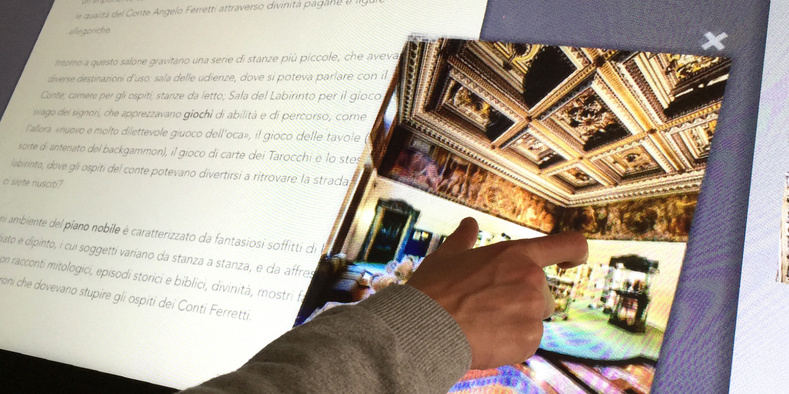 Touchwindow - The Museum experience becomes interactive!