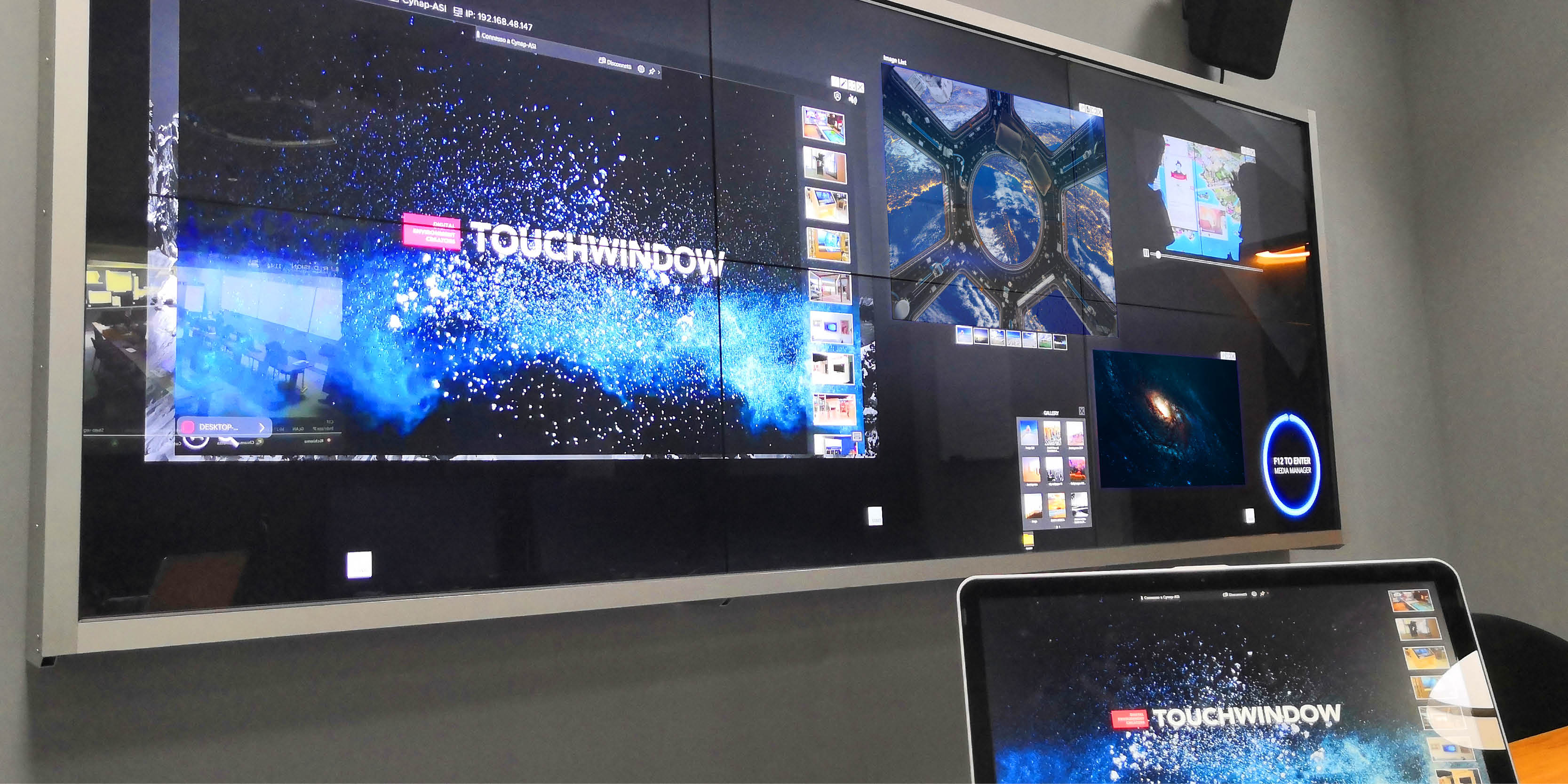 Touchwindow - Un Touch Wall per progettare missioni spaziali