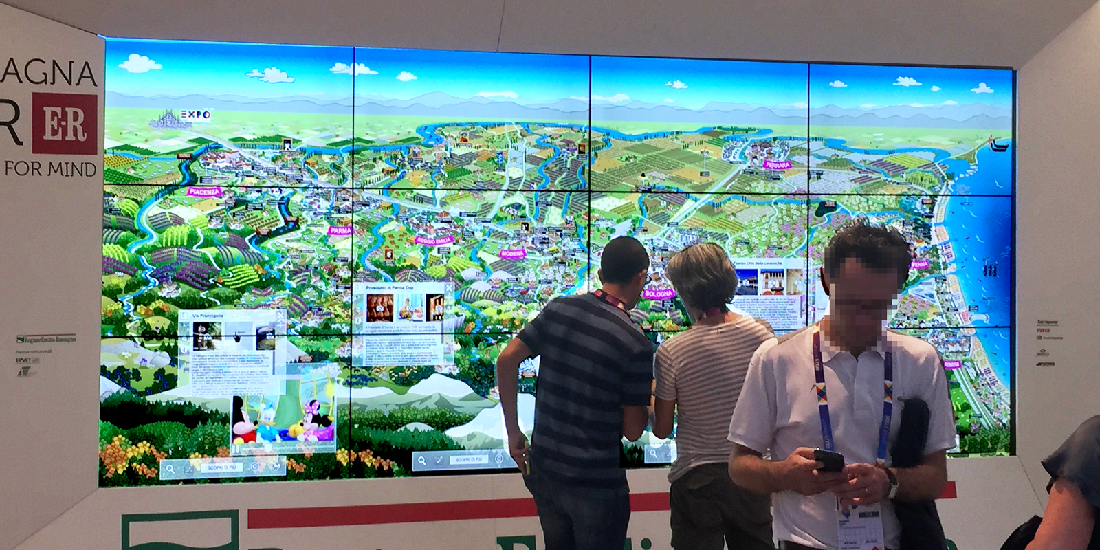 Touchwindow - EXPO 2015: per la promozione del territorio emiliano-romagnolo