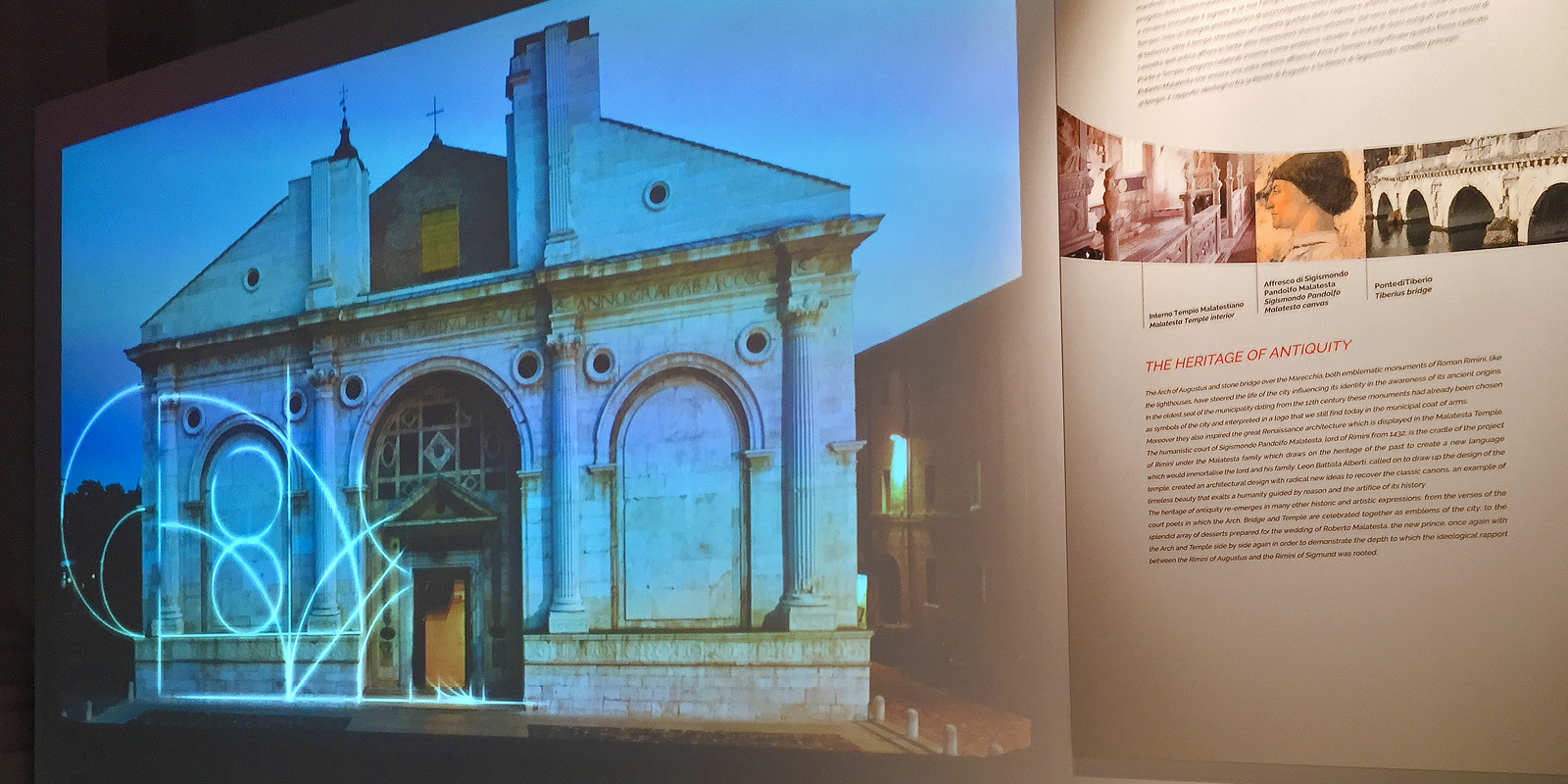 Touchwindow - Arimini Caput Viarum l’innovativo Visitor Center della Rimini Romana