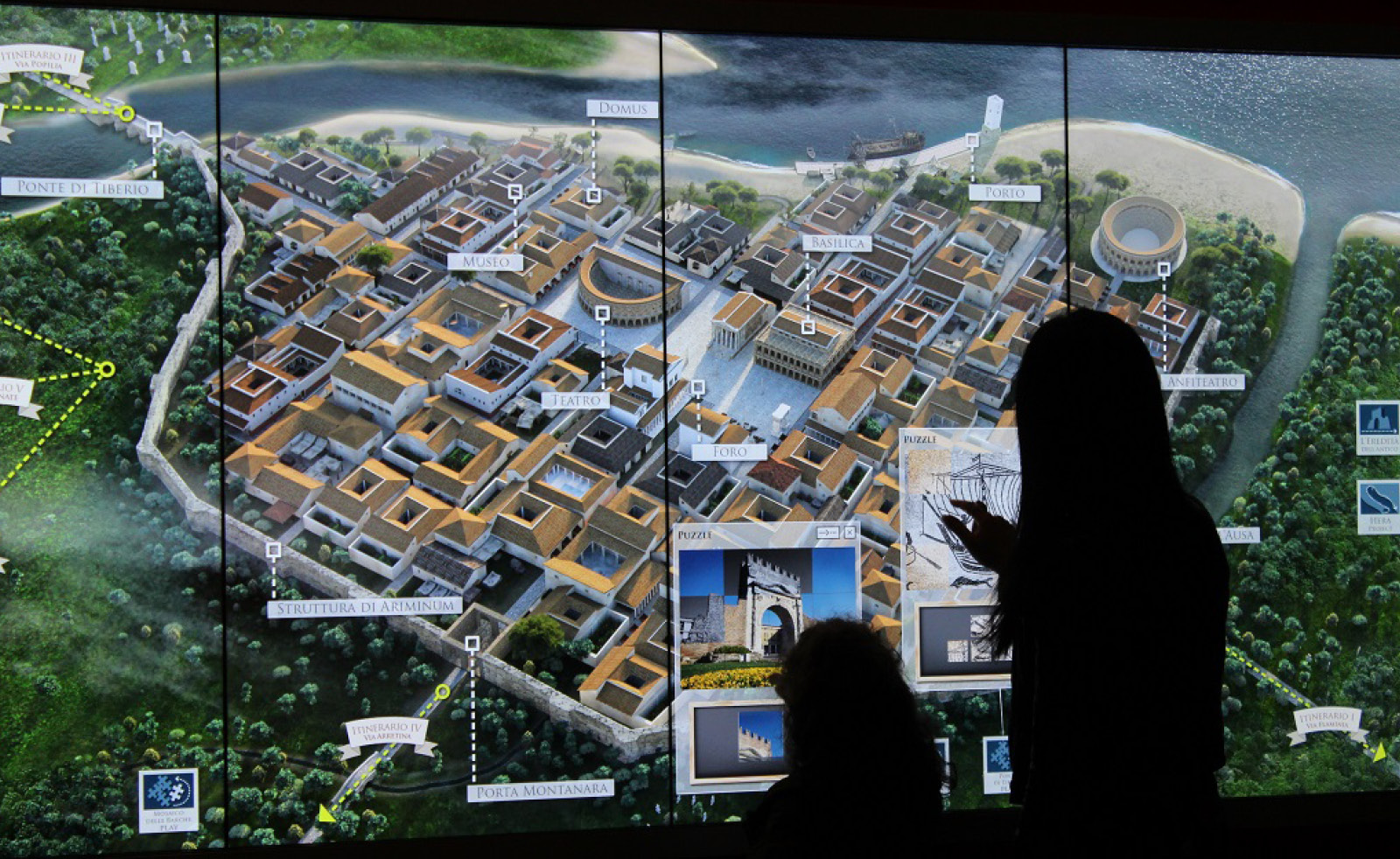 Touchwindow - Arimini Caput Viarum: Roman Rimini's innovative Visitor Centre