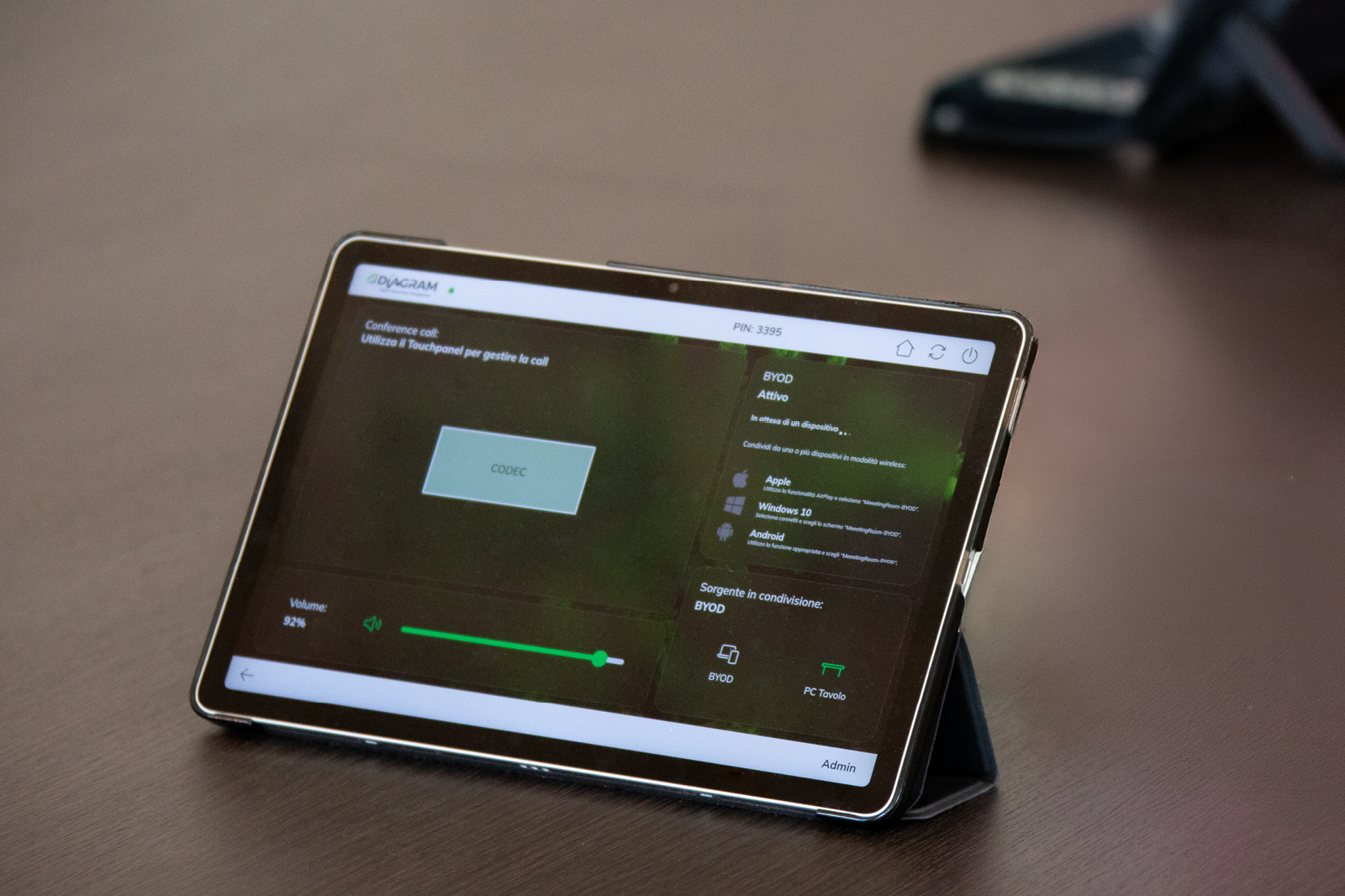 Touchwindow - Digital Workspace e Experience Center per Diagram Group