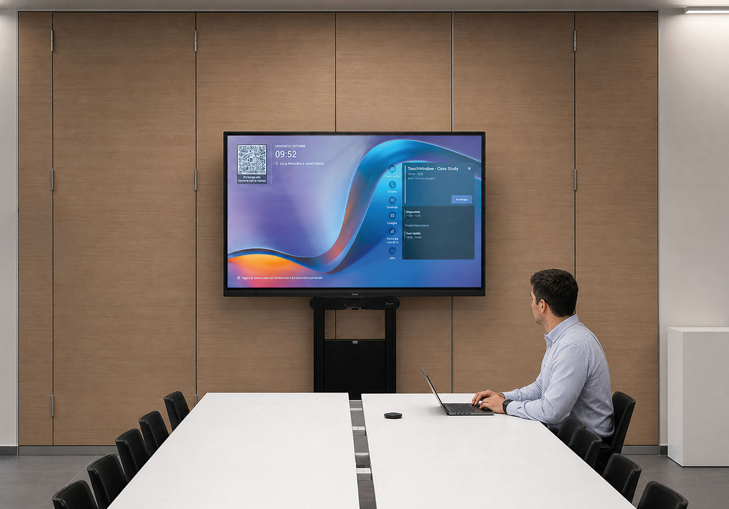 Touchwindow - Digital Workspace integrati per due sale polivalenti