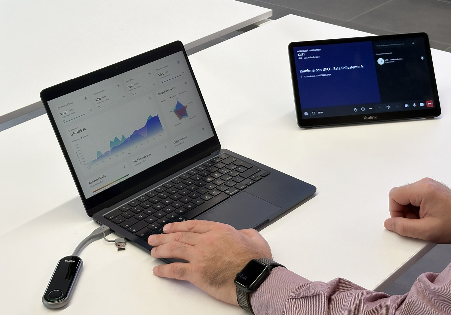 Touchwindow - Digital Workspace integrati per due sale polivalenti