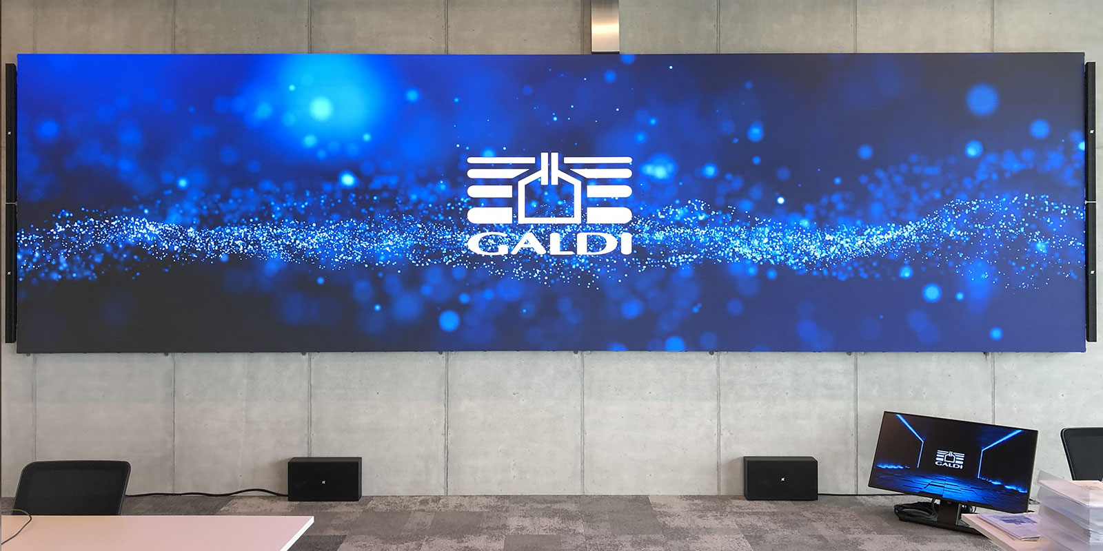 Touchwindow - Automation and interactive collaboration at Galdi Village, a place to fill
