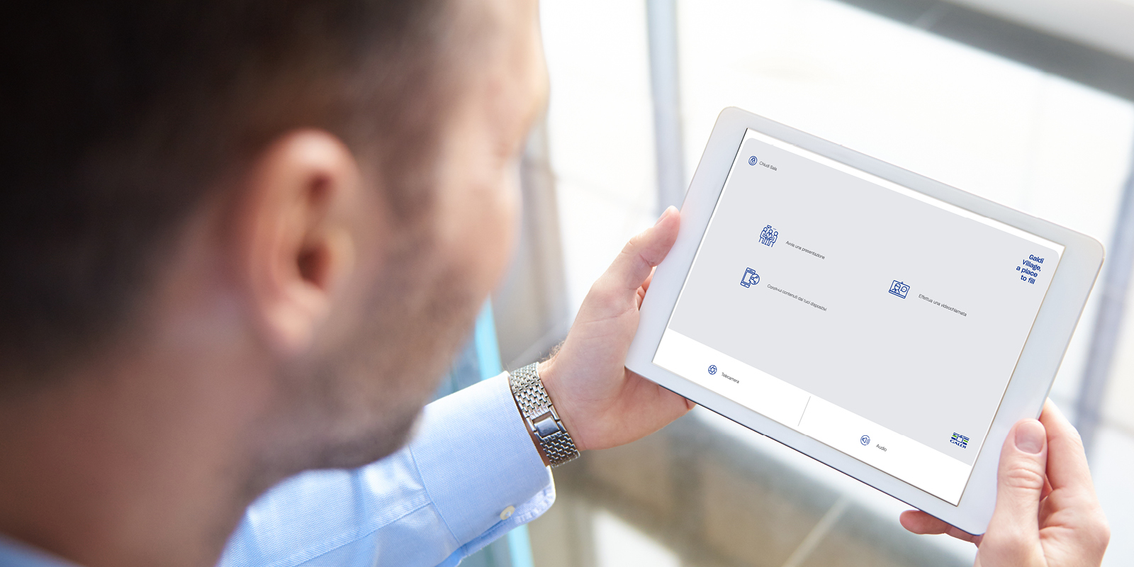Touchwindow - Automation and interactive collaboration at Galdi Village, a place to fill