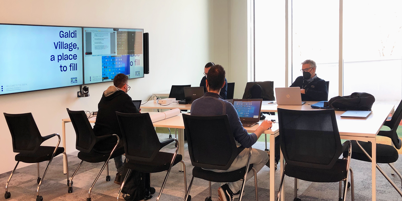 Touchwindow - Automation and interactive collaboration at Galdi Village, a place to fill