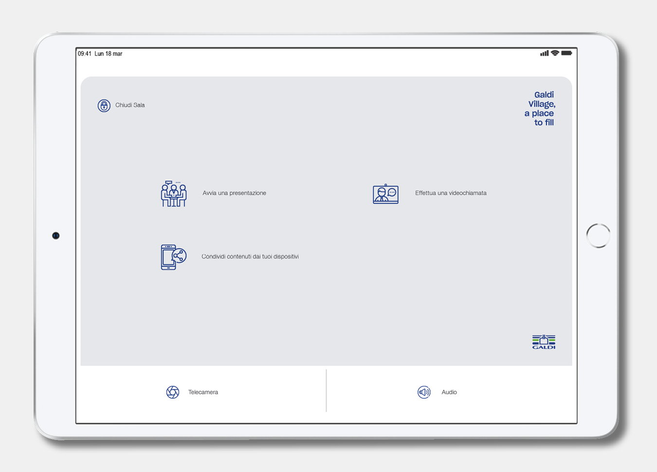Touchwindow - Automation and interactive collaboration at Galdi Village, a place to fill