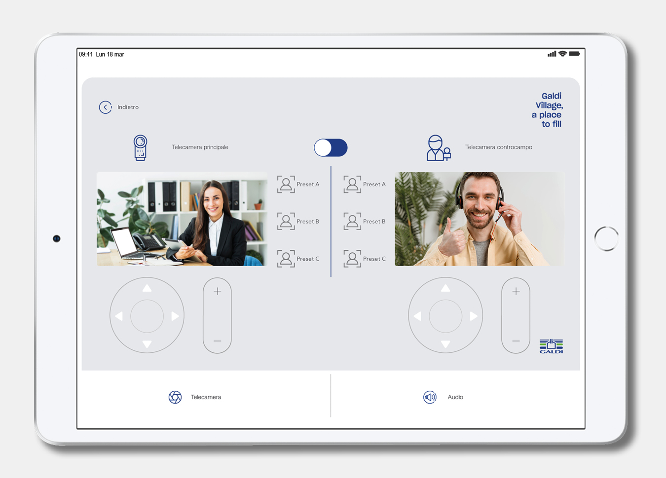Touchwindow - Automation and interactive collaboration at Galdi Village, a place to fill