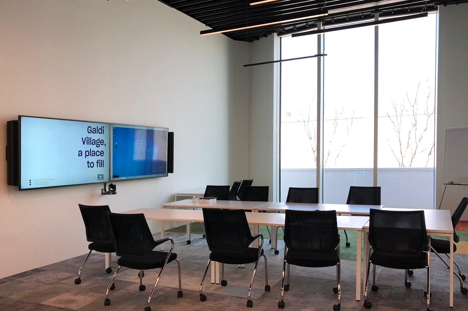 Touchwindow - Automation and interactive collaboration at Galdi Village, a place to fill