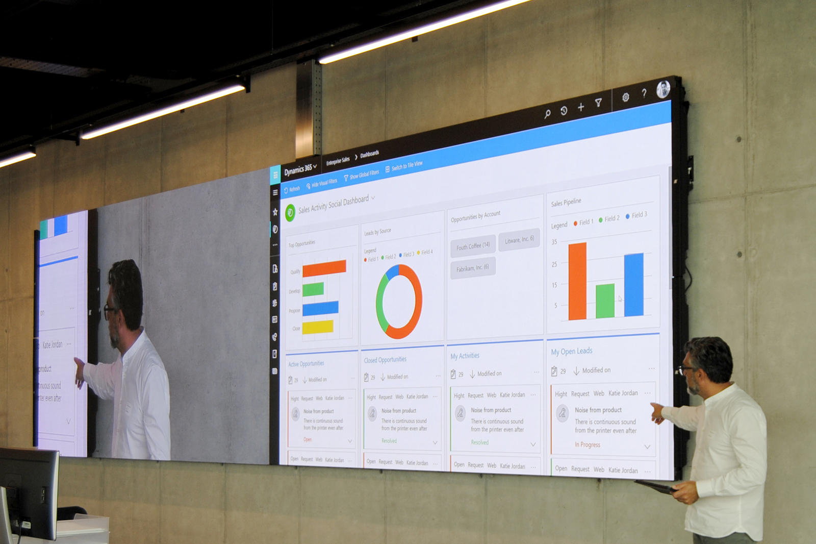Touchwindow - Automation and interactive collaboration at Galdi Village, a place to fill