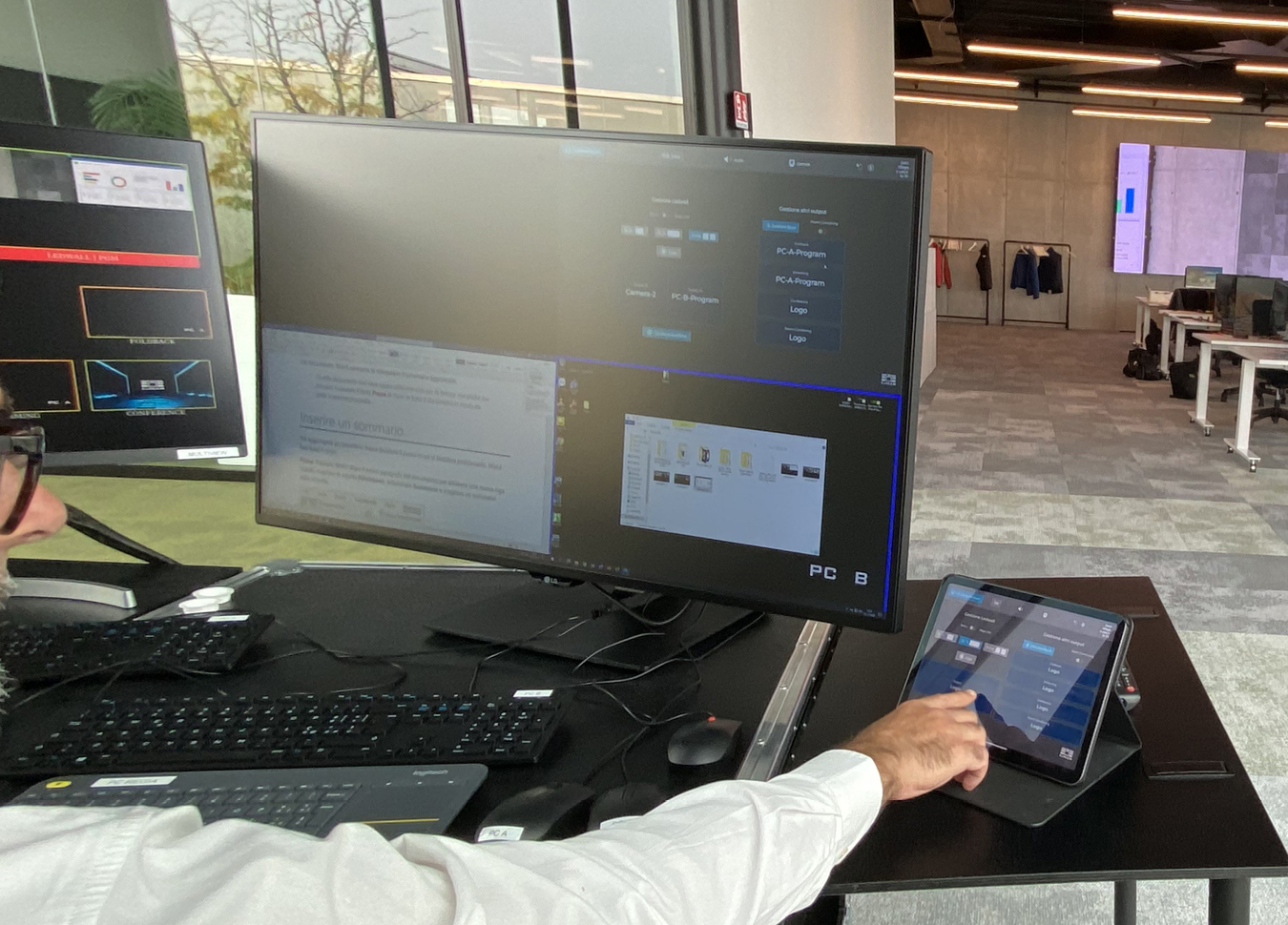 Touchwindow - Automation and interactive collaboration at Galdi Village, a place to fill