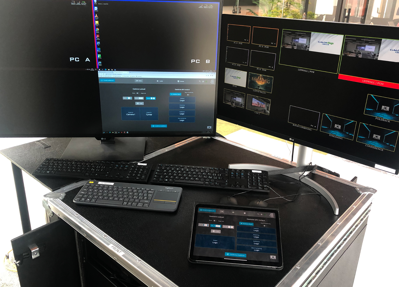 Touchwindow - Automation and interactive collaboration at Galdi Village, a place to fill