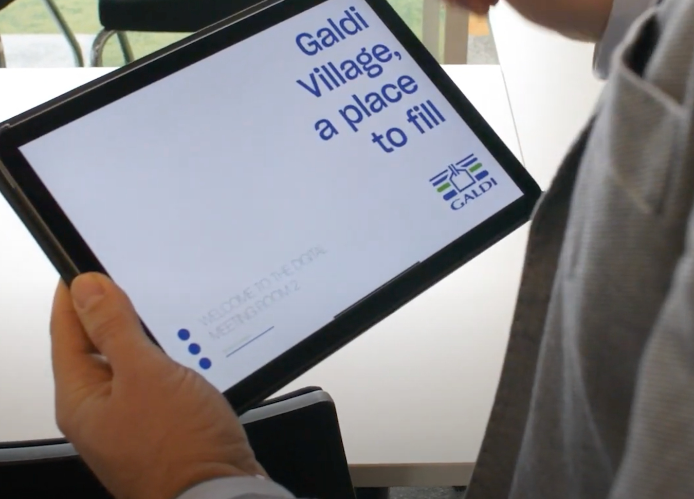 Touchwindow - Automation and interactive collaboration at Galdi Village, a place to fill