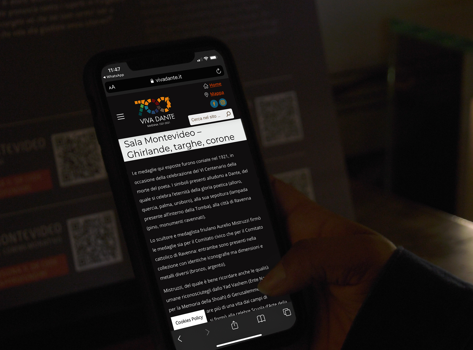 Touchwindow - Dante Museum: new immersive itineraries